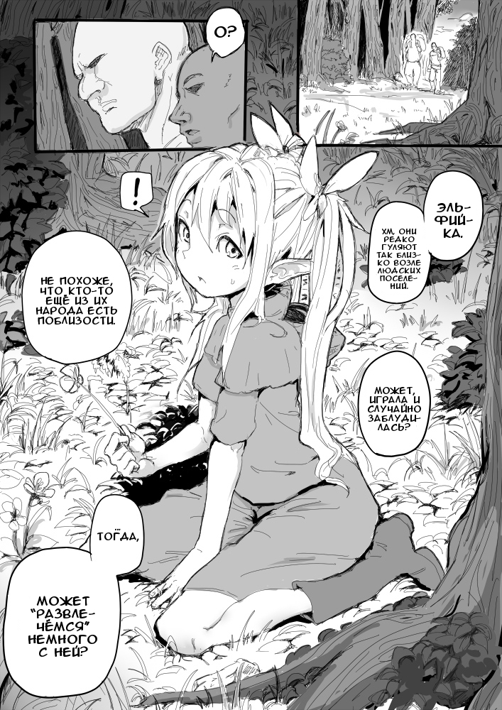 Изнасилование встреченной по пути эльфийки (Elf no Youjo ga Itanode Mechakucha Yatta Hanashi | The Screwing Up an Elf Girl Because She's Right Over There Story)